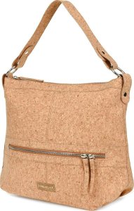 CorkVillage Torebka damska duża listonoszka shopperka z korka naturalnego wegańska CorkVillage CV07 9
