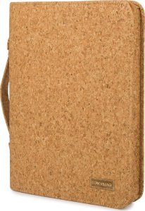 CorkVillage Biwuar luksusowy neseser aktówka teczka organizer wegański z korka CorkVillage CV14beige 1
