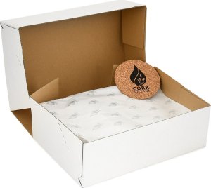 CorkVillage Biwuar luksusowy neseser aktówka teczka organizer wegański z korka CorkVillage CV14beige 8