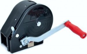 Dragon Winch Wyciągarka ręczna DWK-25C w obudowie z pasem 10 m, uciąg 1133 kg 1