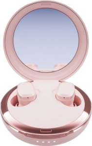Słuchawki Tura Scandinavia AB Happy Plugs Adore - bezprzewodowe słuchawki douszne z lusterkiem w etui (pink) 1