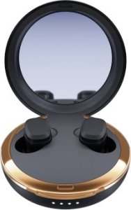 Słuchawki Tura Scandinavia AB Happy Plugs Adore - bezprzewodowe słuchawki douszne z lusterkiem w etui (black) 1