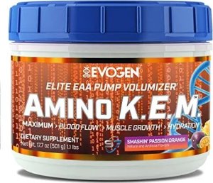 Evogen Evogen - Amino K.E.M. EAA, Smashin' Passion Orange, Proszek, 563g 1