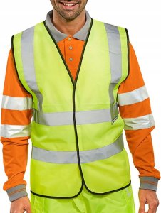 BEESWIFT Kamizelka ostrzegawcza BEESWIFT, rozm. XXXL, żółta 1