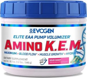 Evogen Evogen - Amino K.E.M. EAA, Sour Candy, Proszek, 546g 1