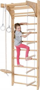 Pelltech DRABINKA SPORTOWA KOREKCYJNA TRENINGOWA BUKOWA PELLTECH 240x80cm 3