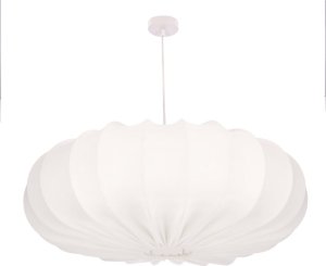 Lampa wisząca CAFEE' lampa wisząca 66cm biały 1x40W E27 abażur latte 1