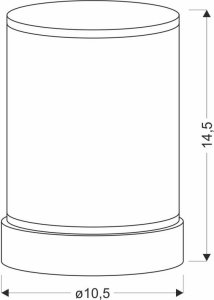 Lampka biurkowa Candellux BRILLO lampa stołowa H-14,5cm bezbarwny 2,5W LED USB 3000,4000,6000K z wł. dotyk  41-35806 3