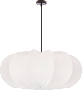 Lampa wisząca CAFE  lampa wisząca 52cm czarny 1x40W E27 abażur latte 1