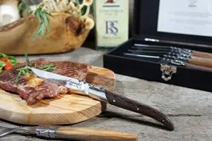 Laguiole Luxury Line Noże do steków Drewno mieszane 6