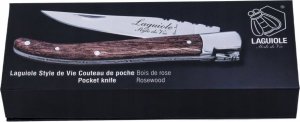 Laguiole Nóż kieszonkowy Laguiole Luxury Line Rosewood 9 cm 2