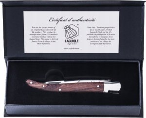 Laguiole Nóż kieszonkowy Laguiole Luxury Line Rosewood 9 cm 3