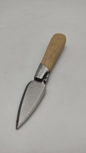 Laguiole Nóż do ostryg 5,5 cm Style De Vie drewno dębowe Laguiole Eleganckie pudełko na prezent 12