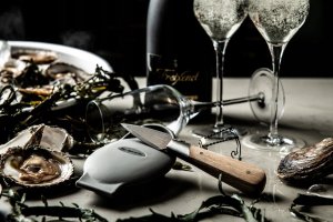 Laguiole Nóż do ostryg 5,5 cm Style De Vie drewno dębowe Laguiole Eleganckie pudełko na prezent 17