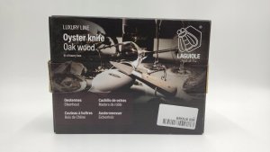 Laguiole Nóż do ostryg 5,5 cm Style De Vie drewno dębowe Laguiole Eleganckie pudełko na prezent 2