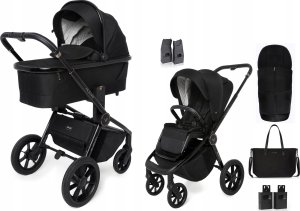 Wózek MUUVO MUUVO Quick SE 2 stroller Chromium Black 2in1 SET MQ.SE-2-CHROMIUM-BLACK-2W1 2