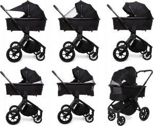Wózek MUUVO MUUVO Quick SE 2 stroller Chromium Black 2in1 SET MQ.SE-2-CHROMIUM-BLACK-2W1 4