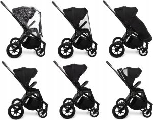Wózek MUUVO MUUVO Quick SE 2 stroller Chromium Black 2in1 SET MQ.SE-2-CHROMIUM-BLACK-2W1 6
