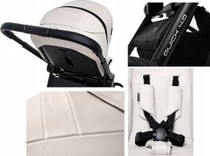 Wózek MUUVO MUUVO Quick 4.0 stroller Azure Blue 2in1 SET 9