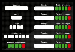 Nenurodyta GAME BOARD BASKETBALL FAN 3