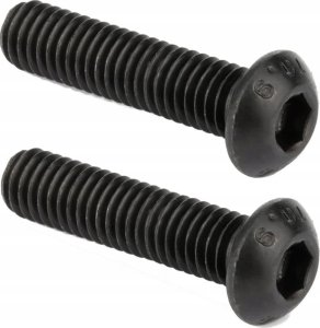 2x M3 śrubka imbusowa 12mm 10.9 modelarska czarna 1