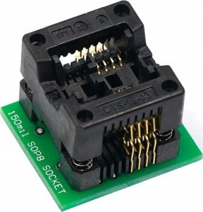Adapter podstawka przejściówka SOP8 DIP SMD 150mil dla programatora 1