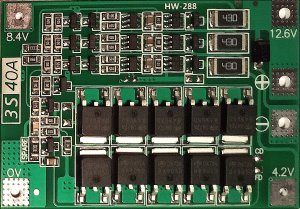 BMS 3S 40A 18650 ładowarka balanser li-ion FV 1