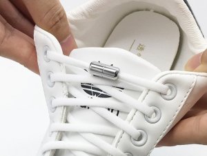 SHOPUJ.PL ELASTYCZNE SZNUROWADŁA SZNURÓWKI DO BUTÓW SPORTOWYCH BIAŁE 3