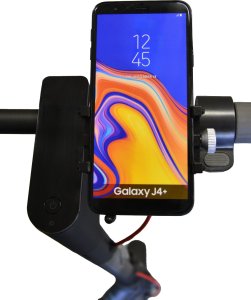 SHOPUJ.PL UCHWYT ROWEROWY NA TELEFON SKUTER HULAJNOGA ROWER METALOWY REGULOWANY MOCNY 6