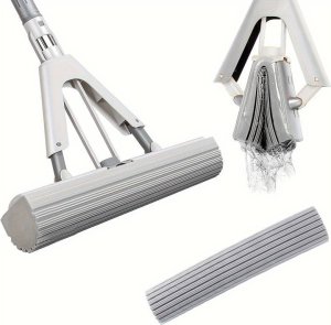 SHOPUJ.PL WKŁAD ZAPAS GĄBKA DO AUTOMATYCZNY DUŻY MOP SUPER CHŁONNY SKŁADANY MIĘKKI 7