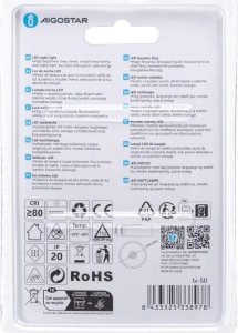 Aigostar  Lampka nocna 6500K na 3 AAA Lampka nocna 6500K na 3 AAA 6