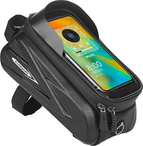 SHOPUJ.PL TORBA NA ROWER RAMA PRZEDNIA GÓRNA WODOODPORNA NA TELEFON ZE SCHOWKIEM 7