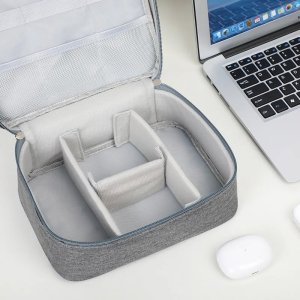 SHOPUJ.PL ORGANIZER PODRÓŻNY TORBA DO PRZECHOWYWANIA URZĄDZEŃ KABLI ŁADOWAREK MAŁA 7
