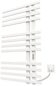 Grzejnik łazienkowy Kosser Elektrinis rankšluosčių džiovintuvas Kosser Brash 1000x600/12 ER, su laikmačiu, baltas (laidas dešinėje) 2
