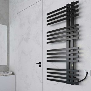 Grzejnik łazienkowy Kosser Rankšluosčių džiovintuvas Kosser Brash 1200x600/16 EL laikmatis juodas 2