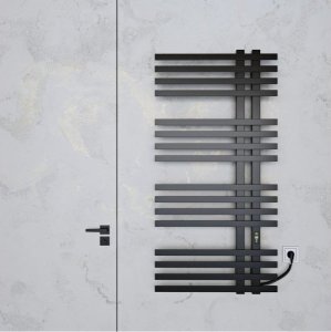 Grzejnik łazienkowy Kosser Rankšluosčių džiovintuvas Kosser Brash 1000x600/12 ER laikmatis juodas 2