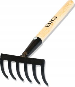 Fartuch ogrodowy + zestaw narzędzi Łopatka Pikownik Grabie 9