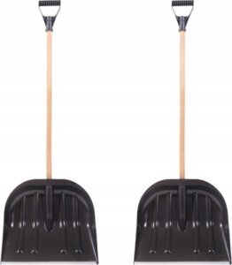 2x Łopata do odśnieżania 45cm Zgarniacz do odgarniania śniegu 1