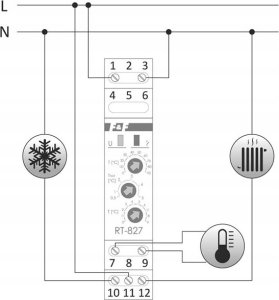 F&F Regulator temperatury RT-827 3