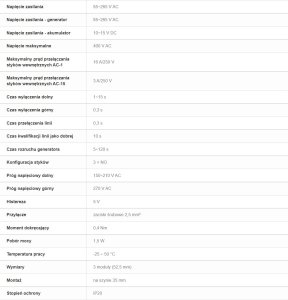 F&F Sterownik rezerwy SZR-277 sieć-agregat 4