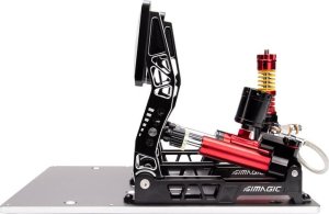 Simagic P2000 Hydraulic 3-Pedal Set, 100KG Loadcell - Crimson Edition 3