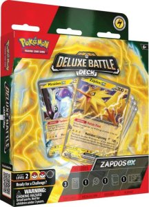 Pokemon Karty Deluxe Battle Deck Zapdos ex 1