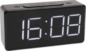 Yermos BUDZIK Zegar Cyfrowy Z Alarmem Mały 24H Elektroniczny LED TERMOMETR 3763 1