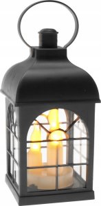 Yermos LAMPION LED ZNICZ Na Baterie Świeca Efekt PŁOMIENIA Świeczka Latarnia A7409 1