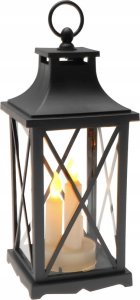 Yermos LAMPION LED ZNICZ Na Baterie Świeca Efekt PŁOMIENIA Świeczka Latarnia A7422 1