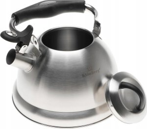 Yermos CZAJNIK Stalowy Satynowy 3l Z Gwizdkiem INDUKCJA Gaz SKŁADANA Rączka 1031 2