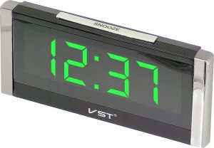 Yermos BUDZIK Zegar Cyfrowy 24H Elektroniczny LED Sieciowy 450 1