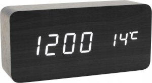 Yermos BUDZIK Zegar DREWNIANY Data LED TERMOMETR 862 1