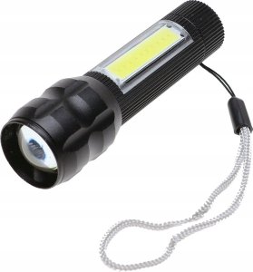 Latarka Yermos LATARKA Kieszonkowa LED XPE COB ZOOM Ładowana USB 2066 1