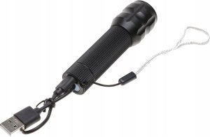 Latarka Yermos LATARKA Kieszonkowa LED XPE COB ZOOM Ładowana USB 2066 5
